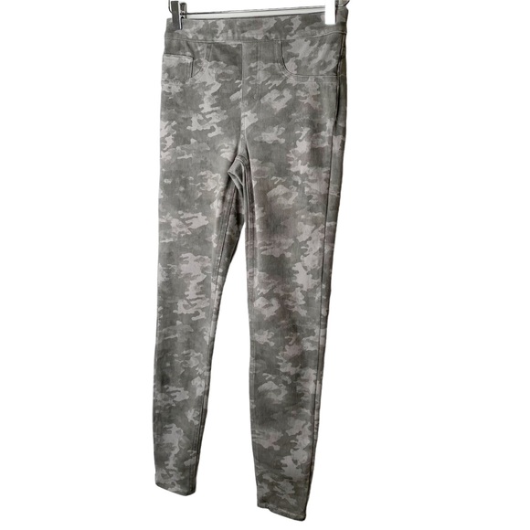 Spanx Grey Camo Ankle Skinny Jeggings Jeans Stretch Size Small - Picture 8 of 15